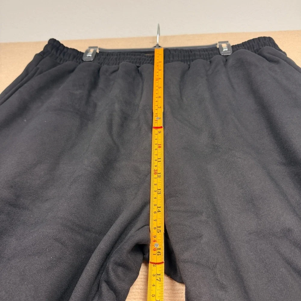 COMFRT Unisex Obsidian Black Sweatpants DND Joggers Relaxed Fit Streetwear XL
